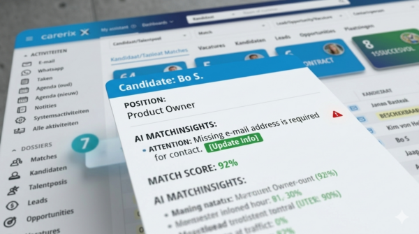 CX Sense Signaleert. Begrijpt. Activeert. Het zesde zintuig voor recruitment.